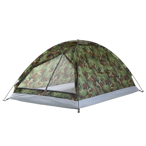 1.2KG  2-Personen-Zelt Ultraleichtes einlagiges wasserdichtes Campingzelt PU1000mm mit Tragetasche zum Wandern und Reisen