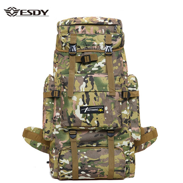 Military Backpack Camping Bag Outdoor Rucksack Tactical Backpack Men Large Hiking Army Travel  Sports Trekking Bags 70L